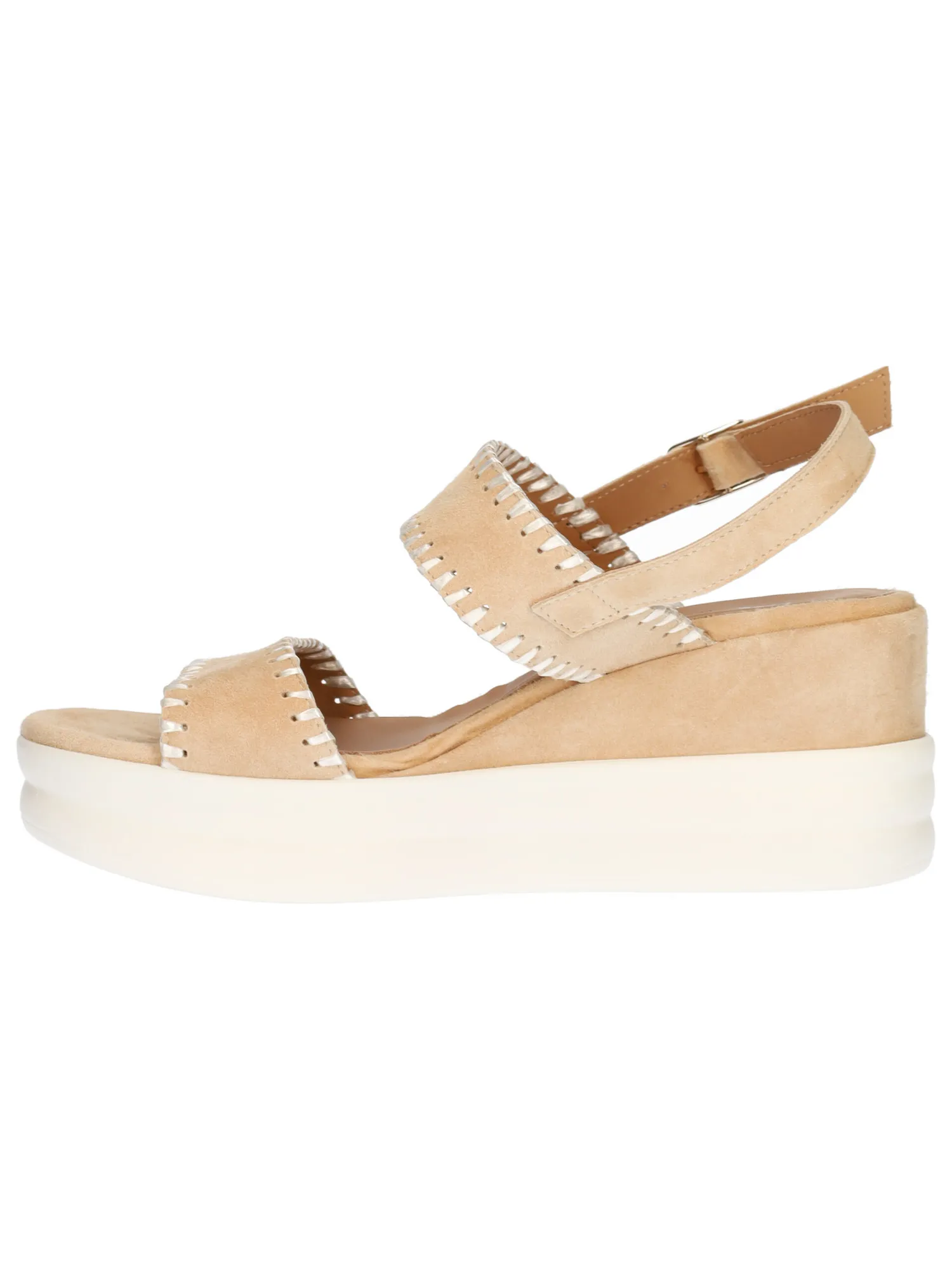 Sandalo con zeppa Melluso da donna beige