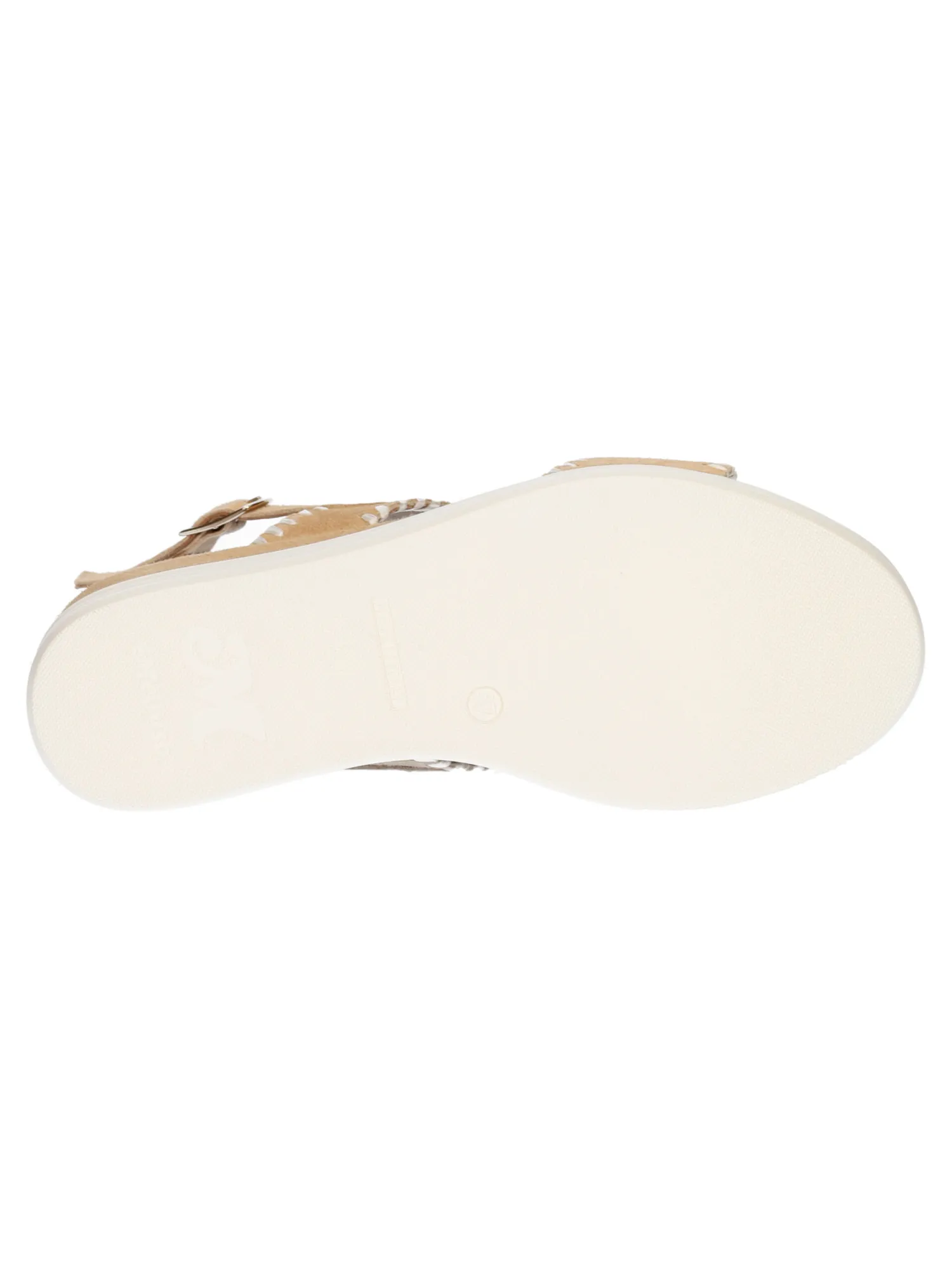 Sandalo con zeppa Melluso da donna beige