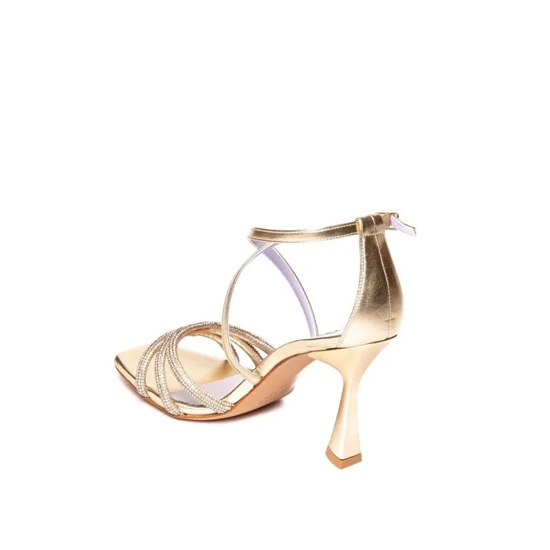 SANDALO DONNA ALBANO METALLIZZATO SPOSA