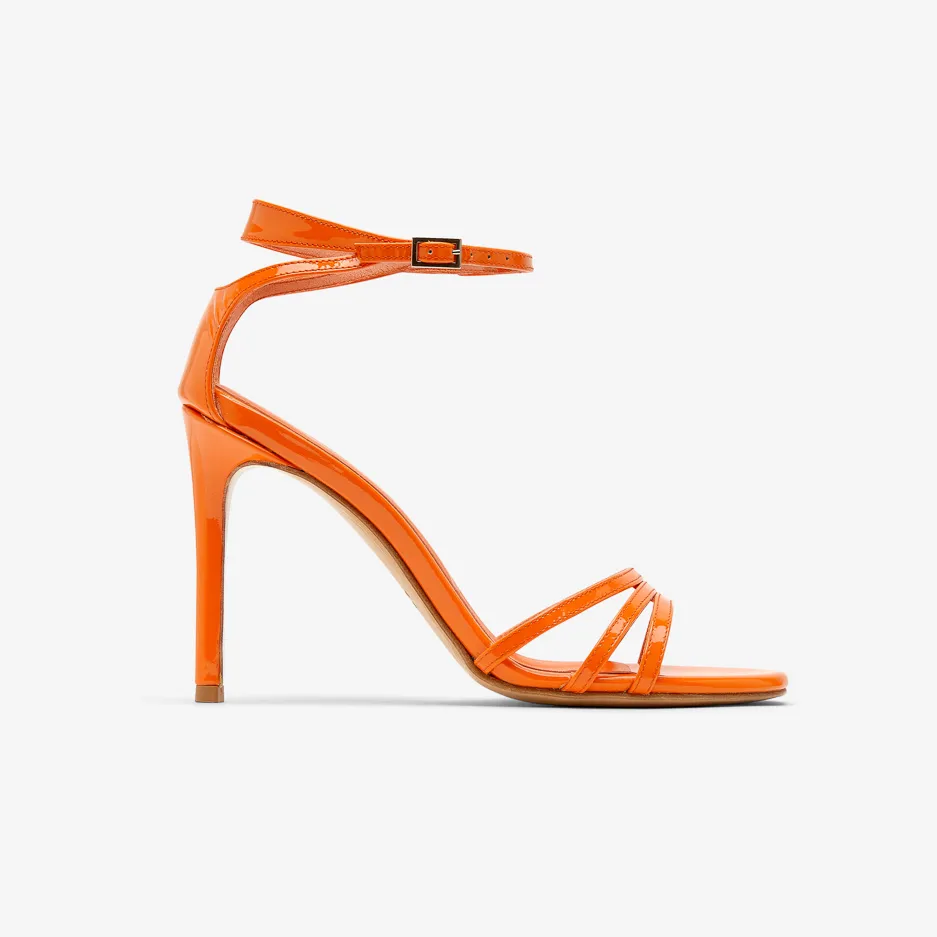Sandalo Fascette Arancio