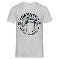 'savate boxe française 02black' Maglietta uomo 