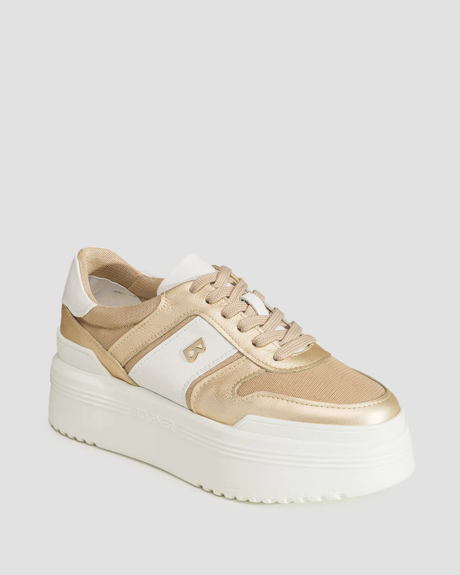 Scarpe beige da donna Bogner New York 2 22420115-53