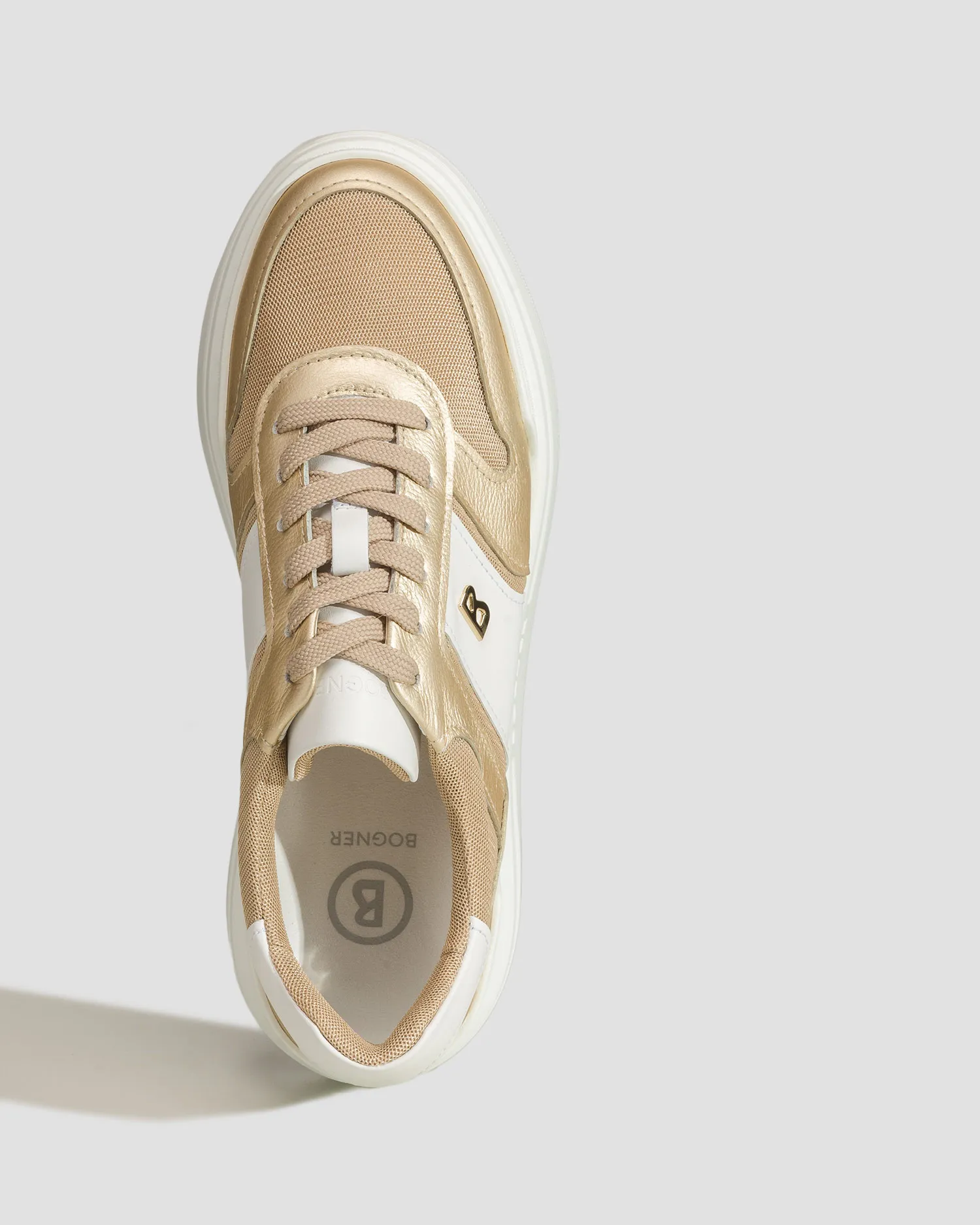 Scarpe beige da donna Bogner New York 2 22420115-53