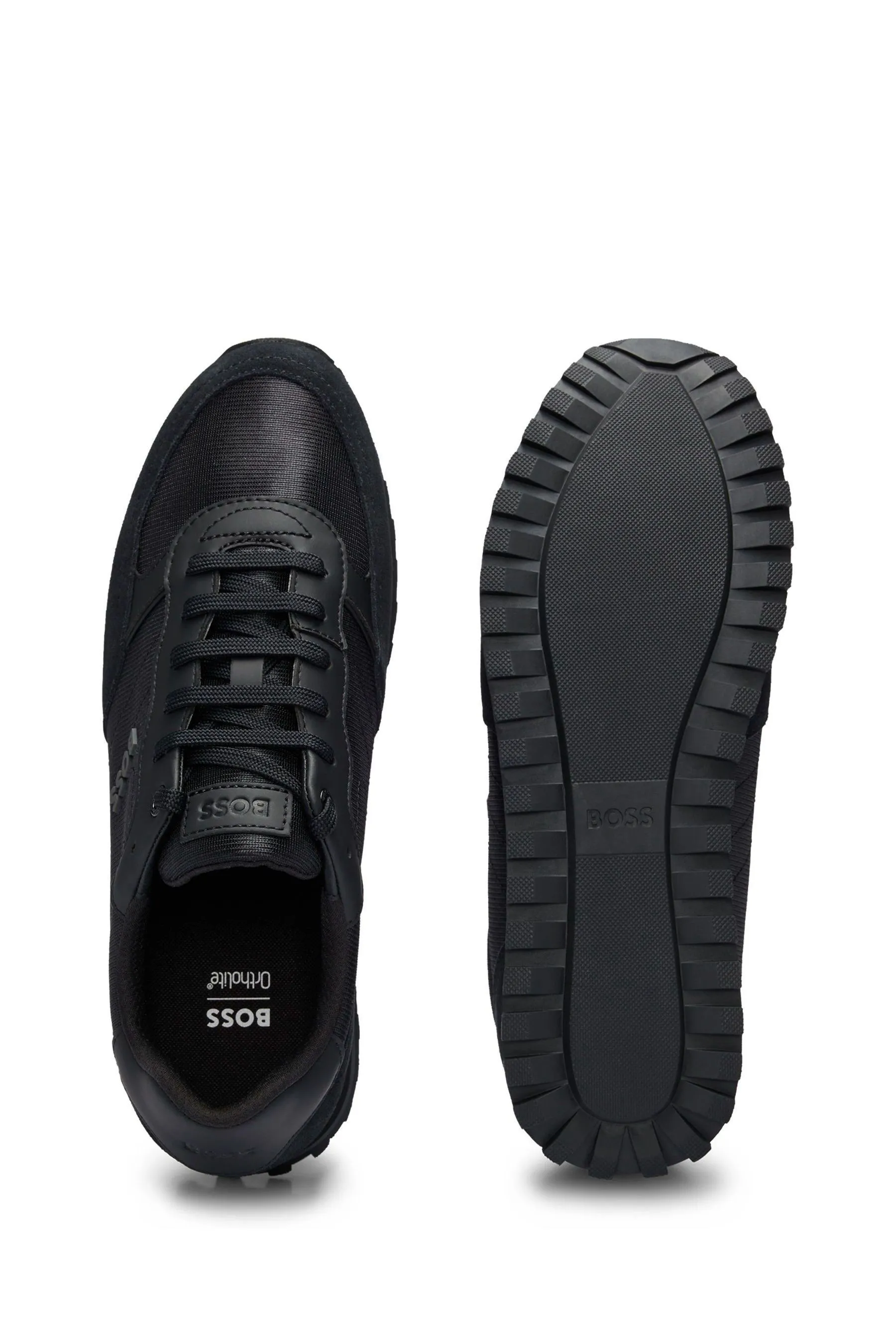 Scarpe da ginnastica con logo rialzato BOSS    