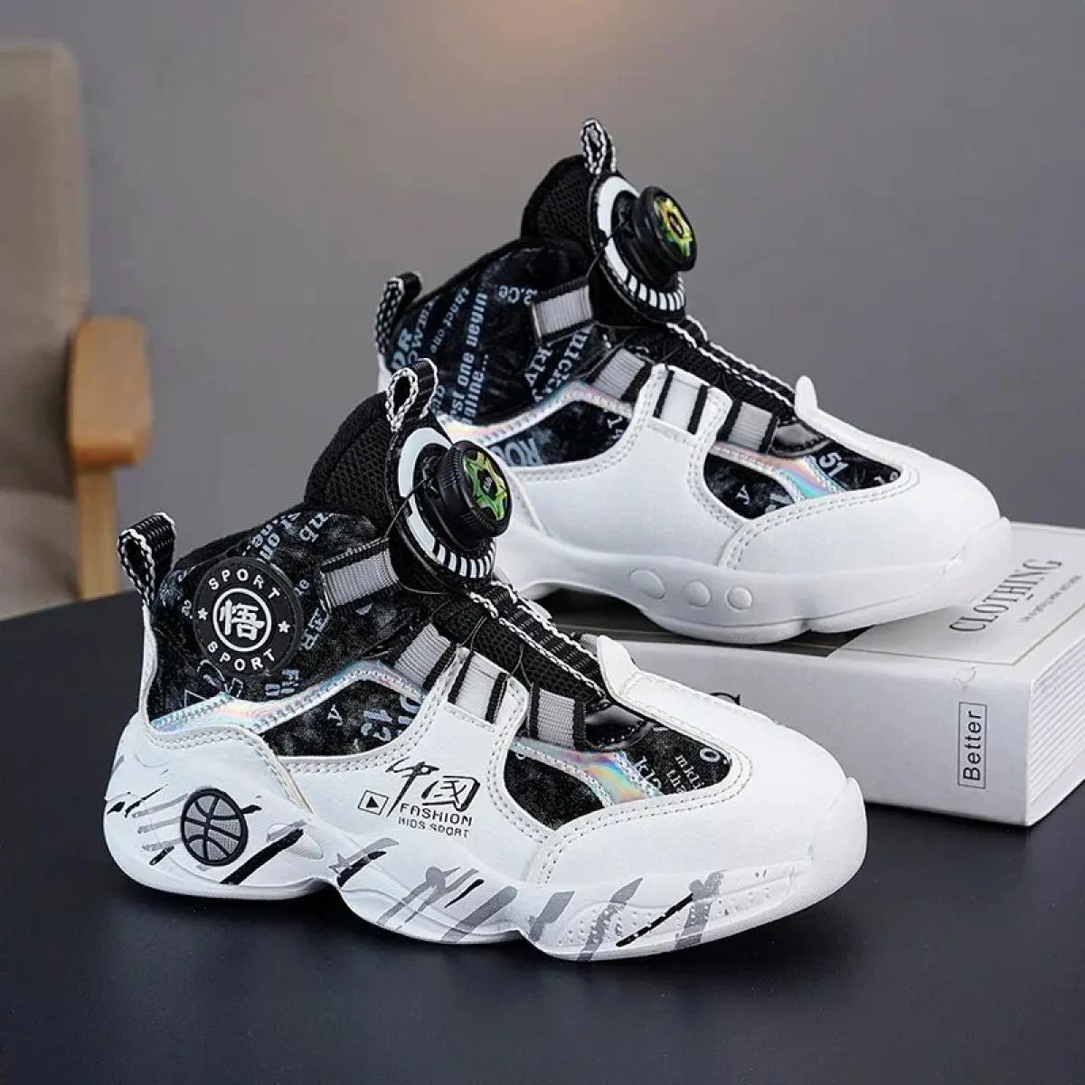 Scarpe da ginnastica per bambini Casual All'aperto Comode Alla moda Impermeabili Tutte le partite Moda Antiscivolo Resistente al