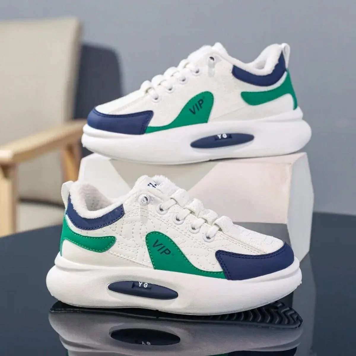 Scarpe da ginnastica per bambini Ragazzo Comode Antiscivolo Resistenti all'usura Impermeabili Alla moda Tutte le partite Inoltre