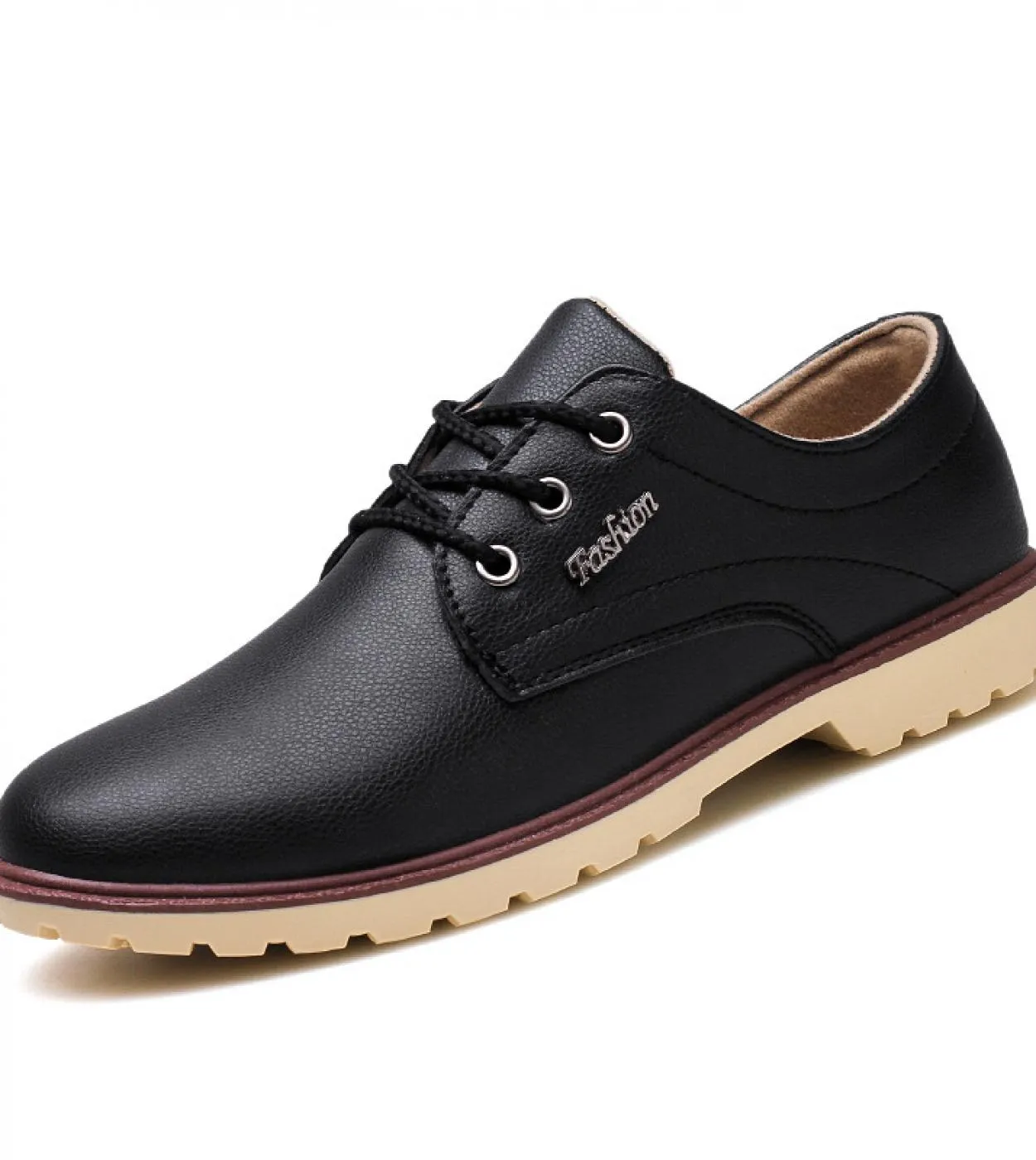 Scarpe da uomo in pelle da uomo autunno Scarpe da uomo moda casual da uomo Trend Wild Work Slip Scarpe singole impermeabili tras
