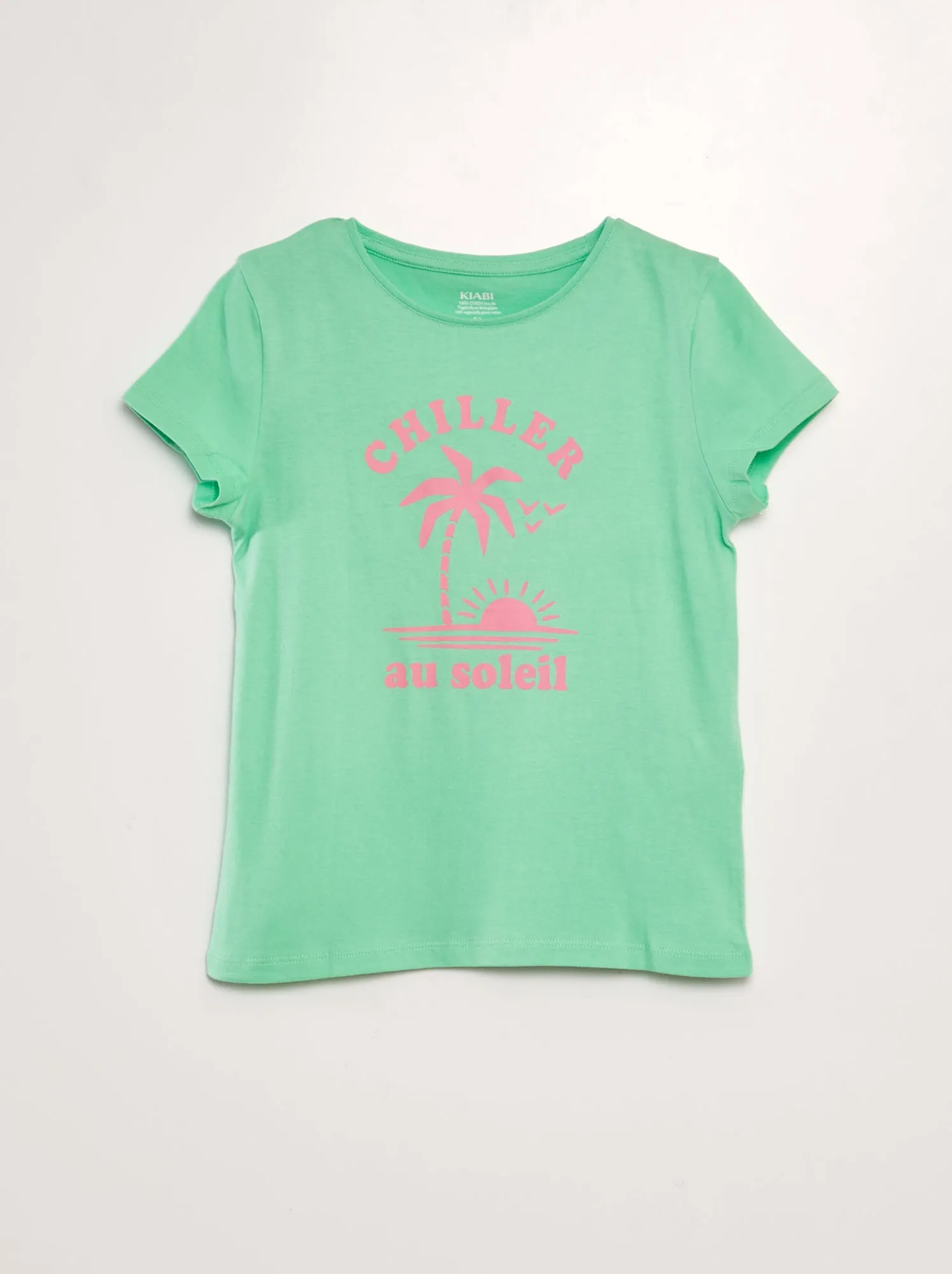 Set di 2 t-shirt con scritta - ROSA