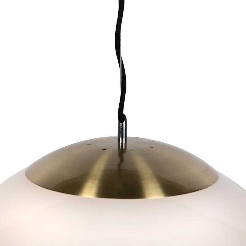 Smart Scandinavische hanglamp opaal glas 50 cm incl. Wifi A60- Ball 50