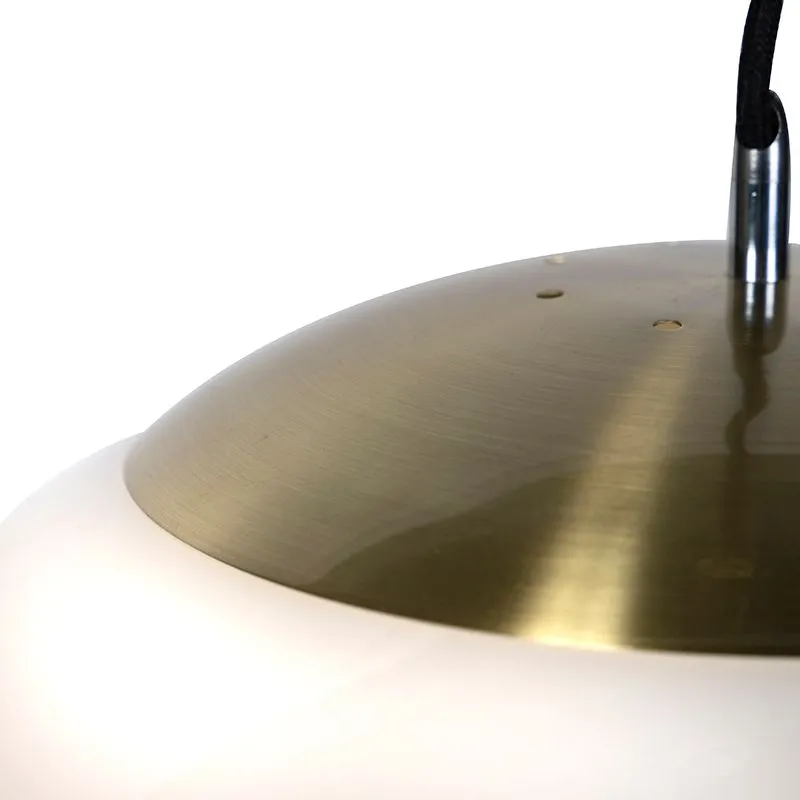 Smart Scandinavische hanglamp opaal glas 50 cm incl. Wifi A60- Ball 50