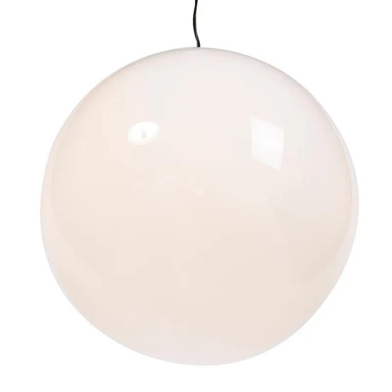 Smart Scandinavische hanglamp opaal glas 50 cm incl. Wifi A60- Ball 50