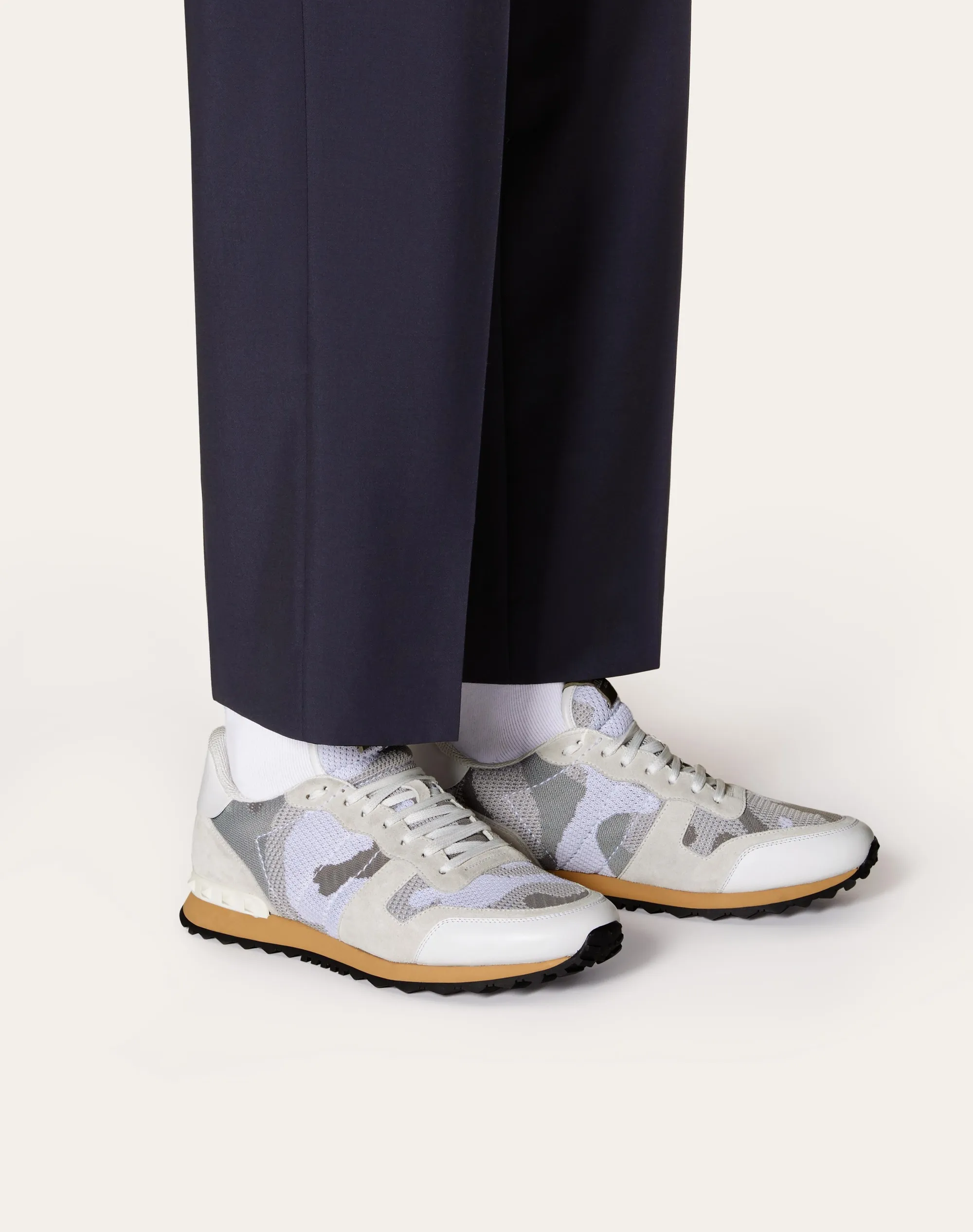 SNEAKER ROCKRUNNER CAMOUFLAGE IN TESSUTO-RETE
