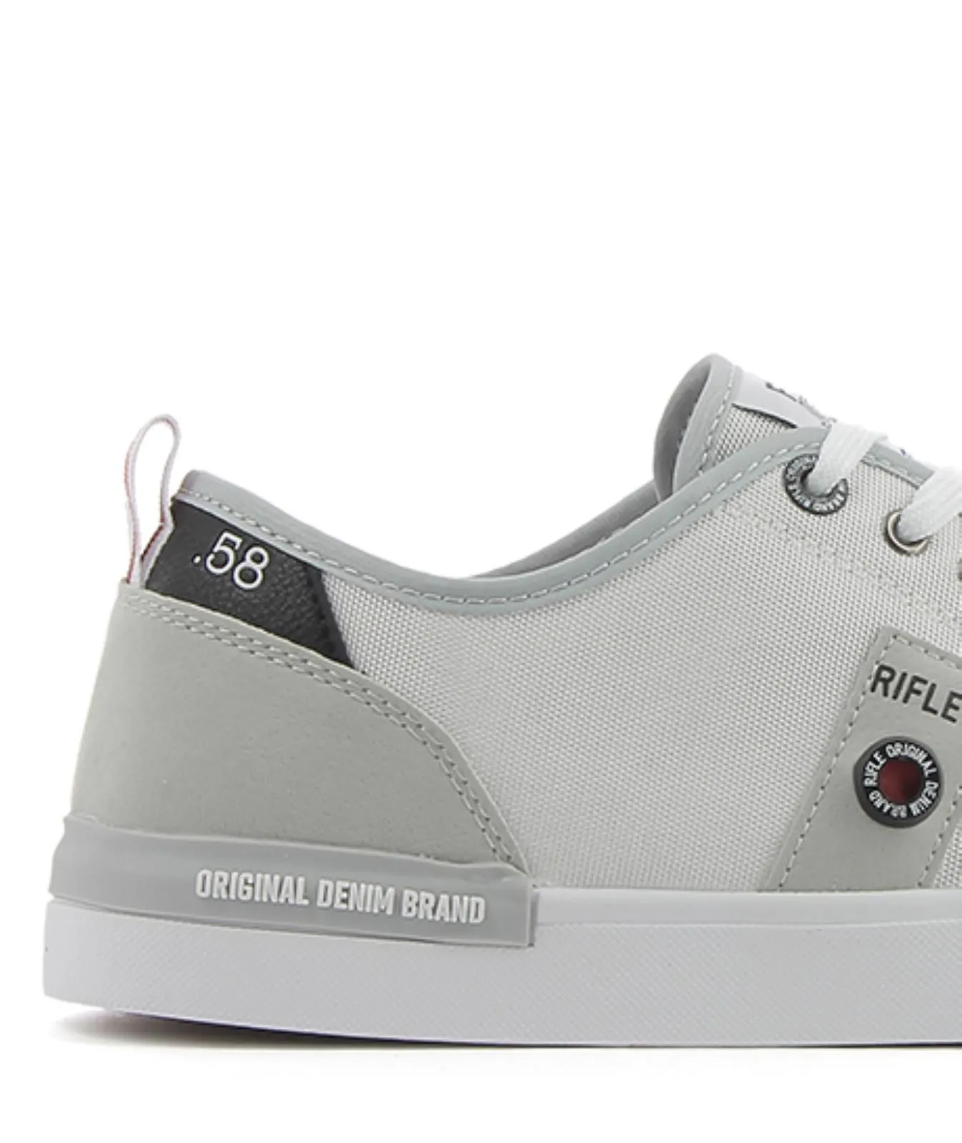 Sneakers bianche in tessuto da uomo
