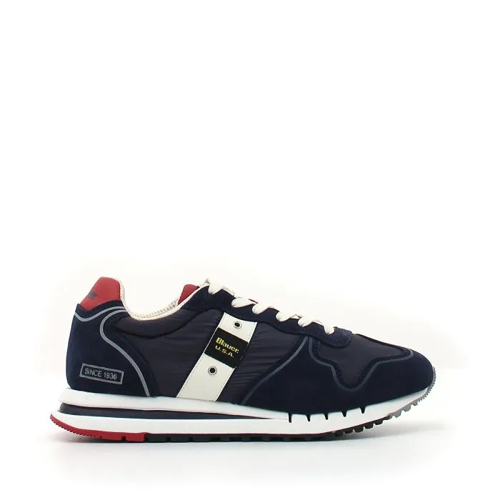 SNEAKERS IN CAMOSCIO E TESSUTO