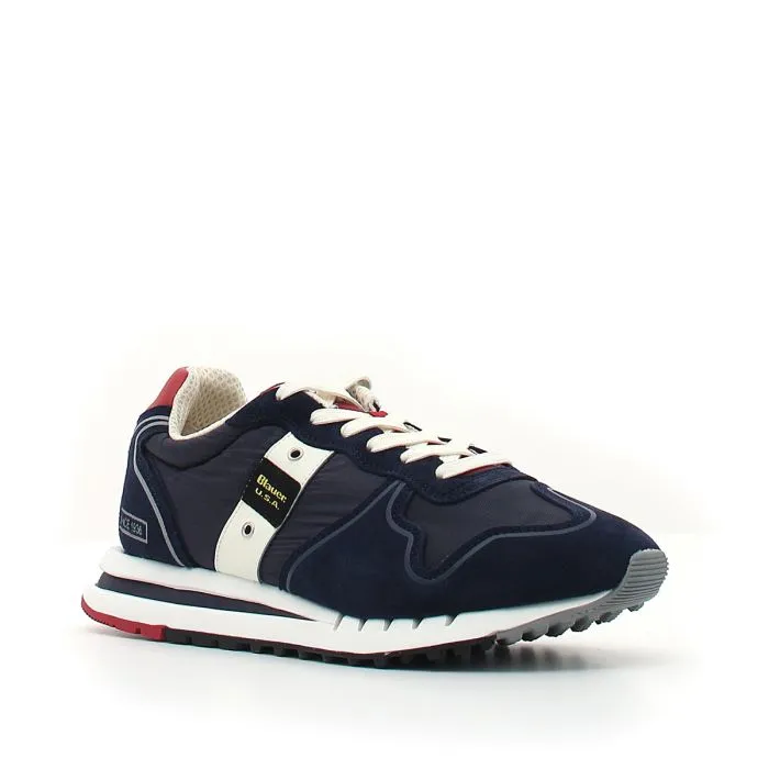 SNEAKERS IN CAMOSCIO E TESSUTO