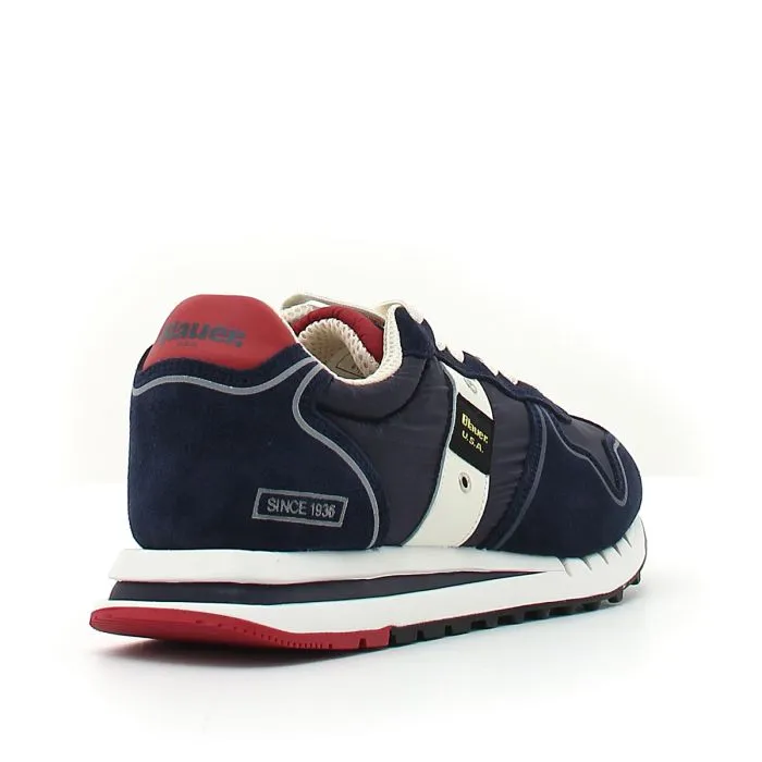 SNEAKERS IN CAMOSCIO E TESSUTO