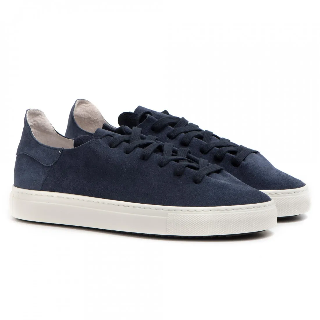 Sneakers in pelle scamosciata blu