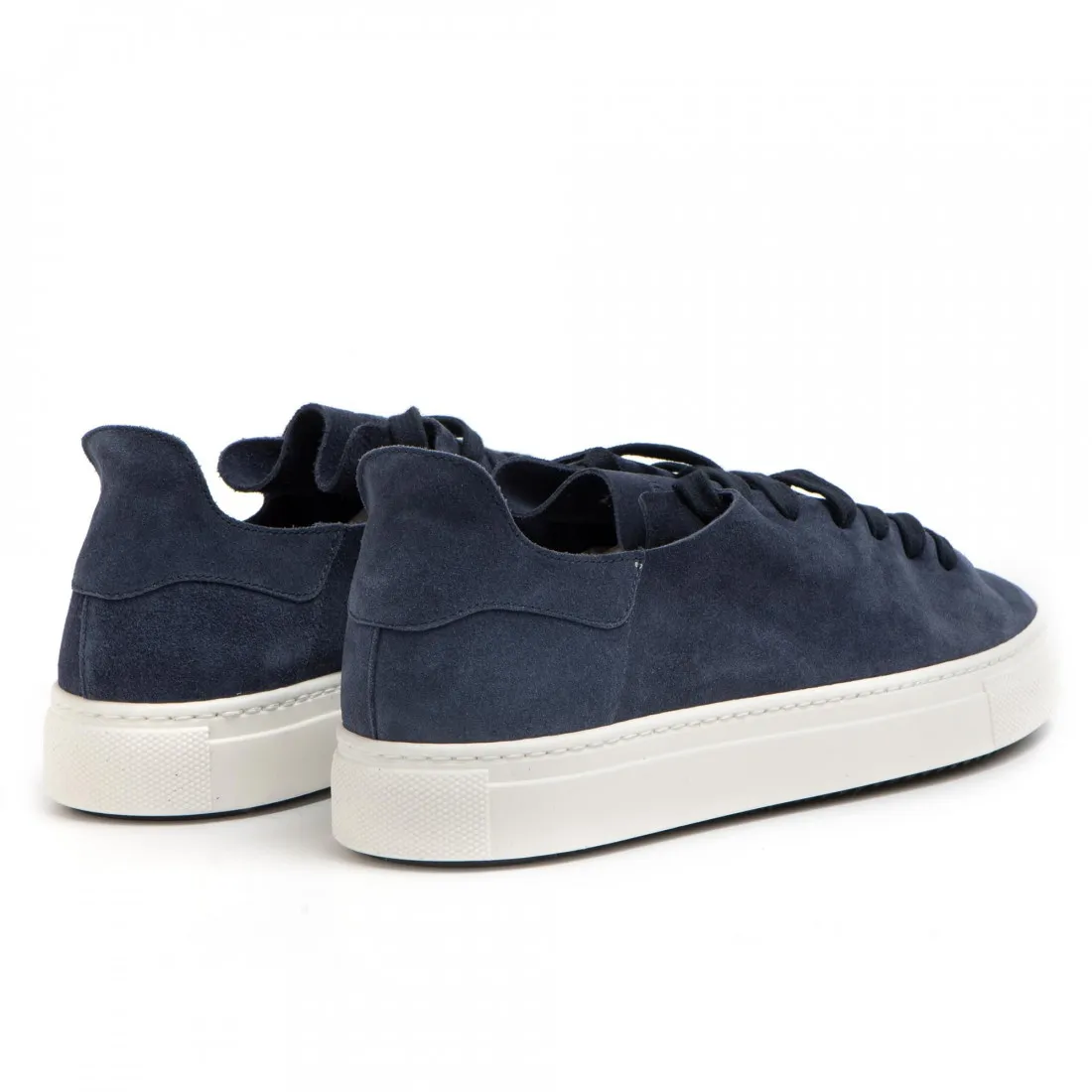 Sneakers in pelle scamosciata blu