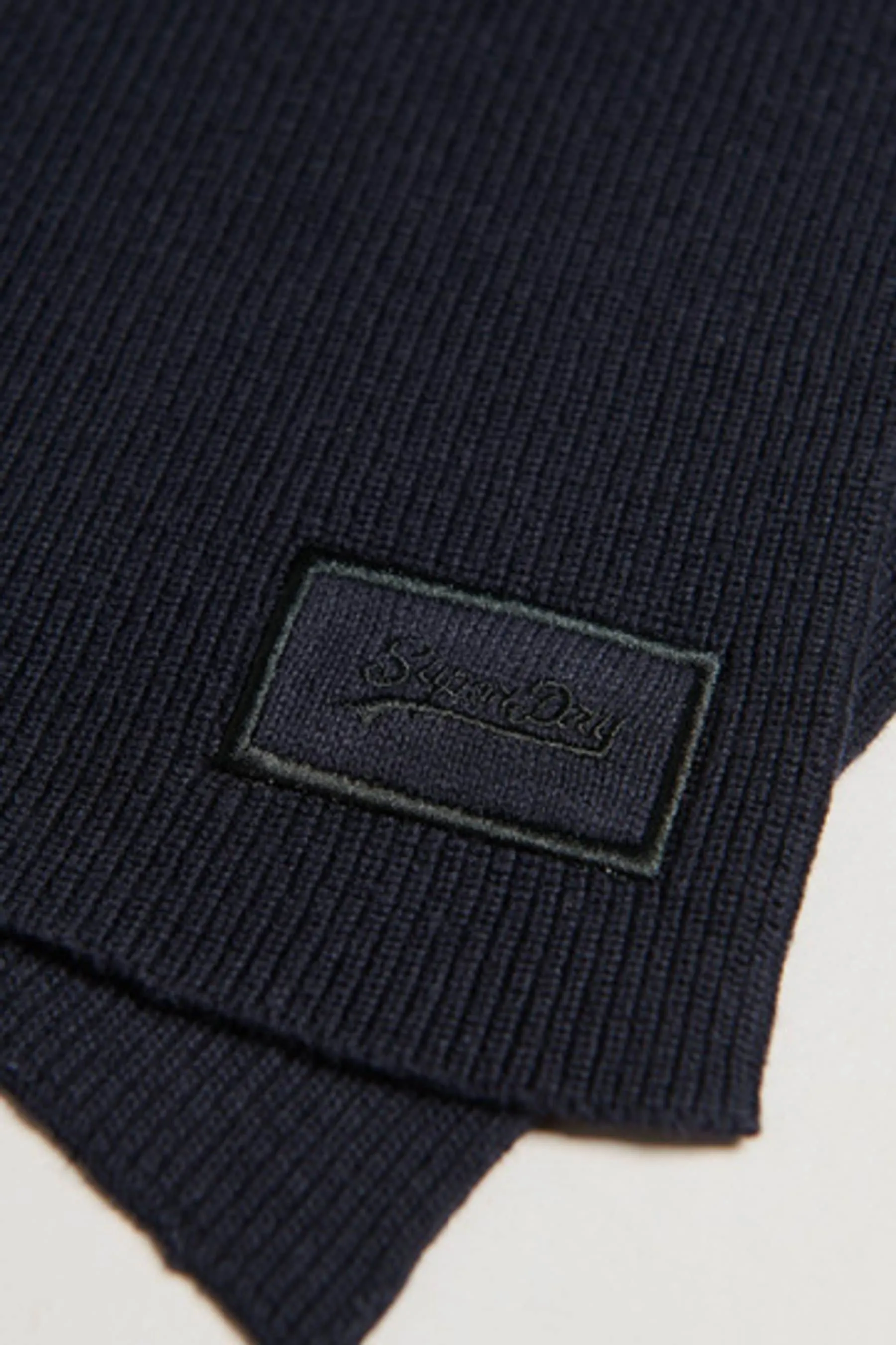 Superdry - Sciarpa in maglia con logo