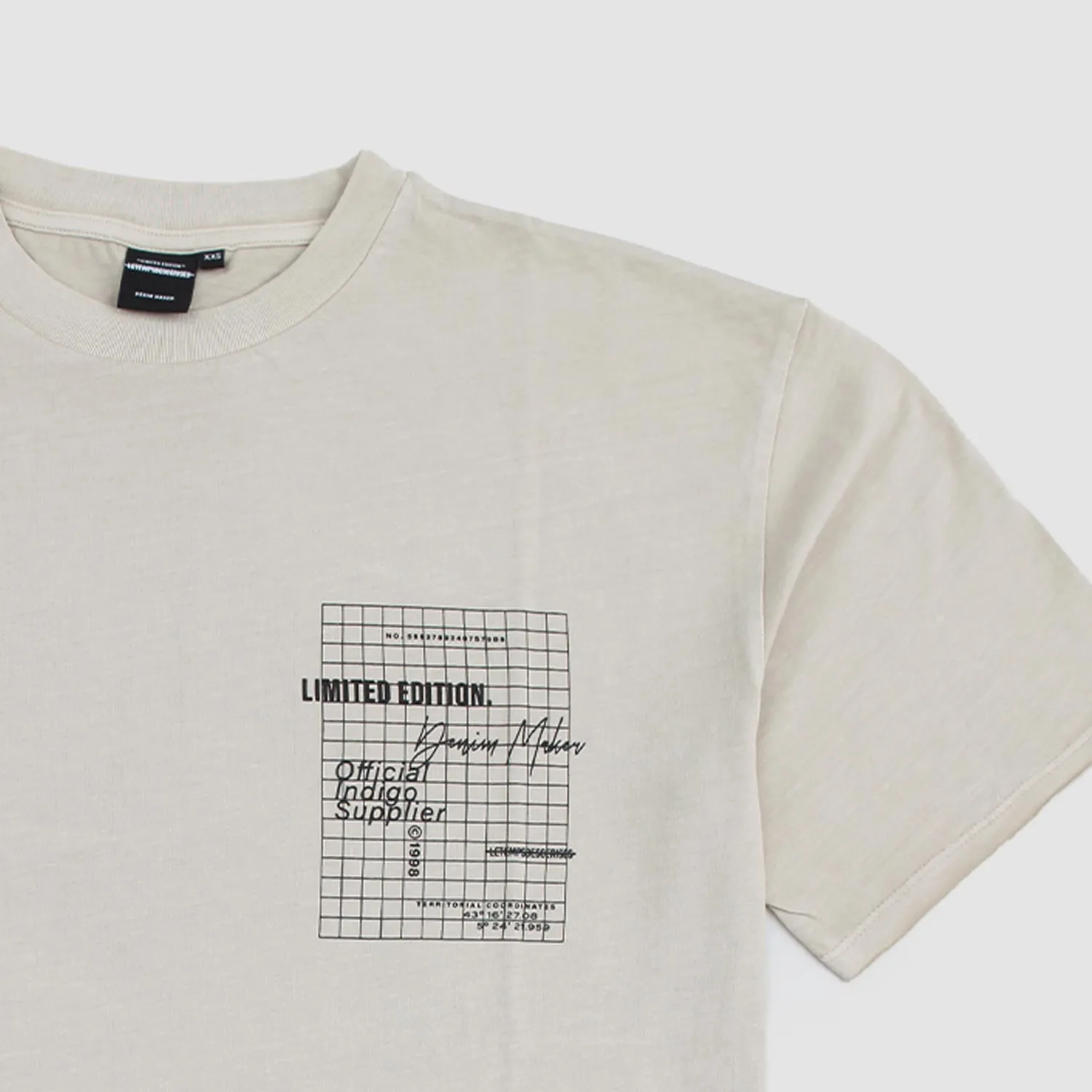 T-Shirt Beige Oversize Bambino