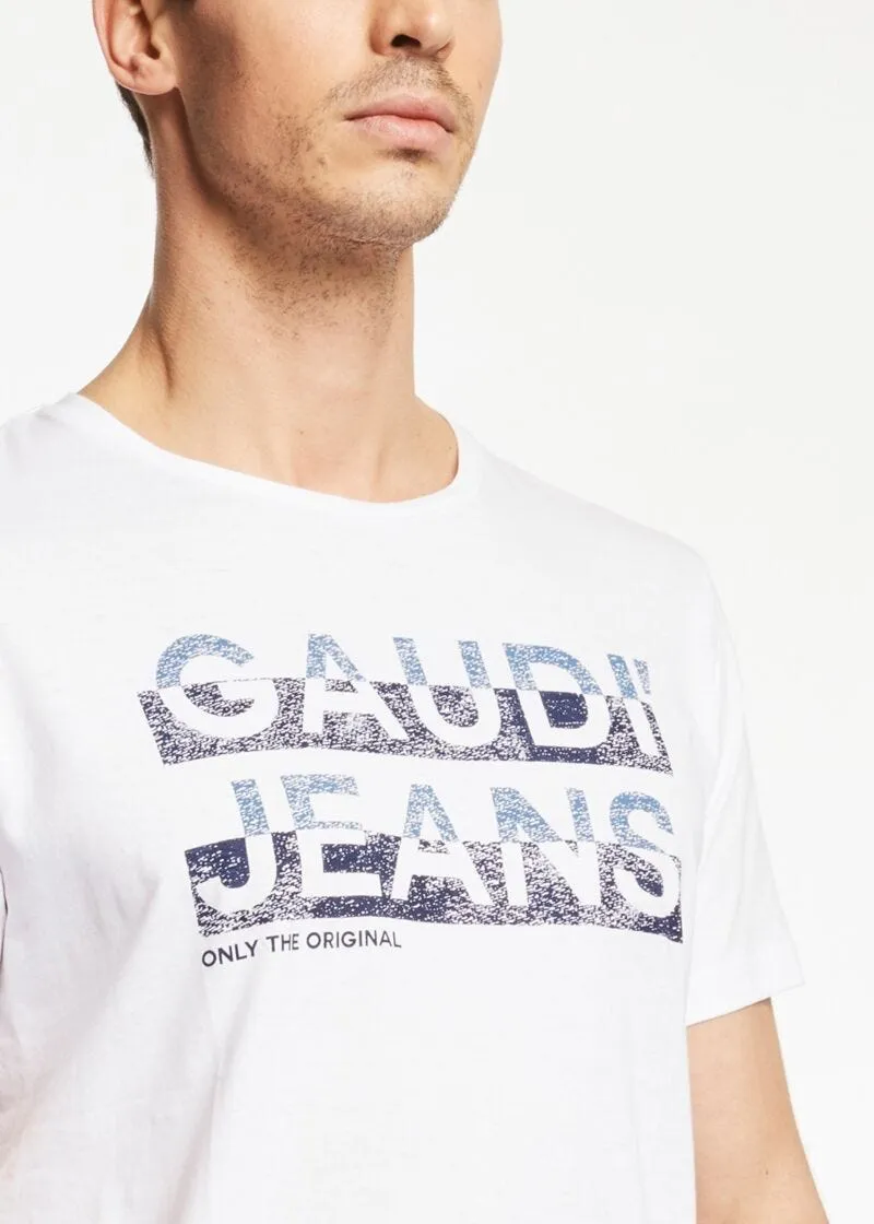 T-shirt con lettering