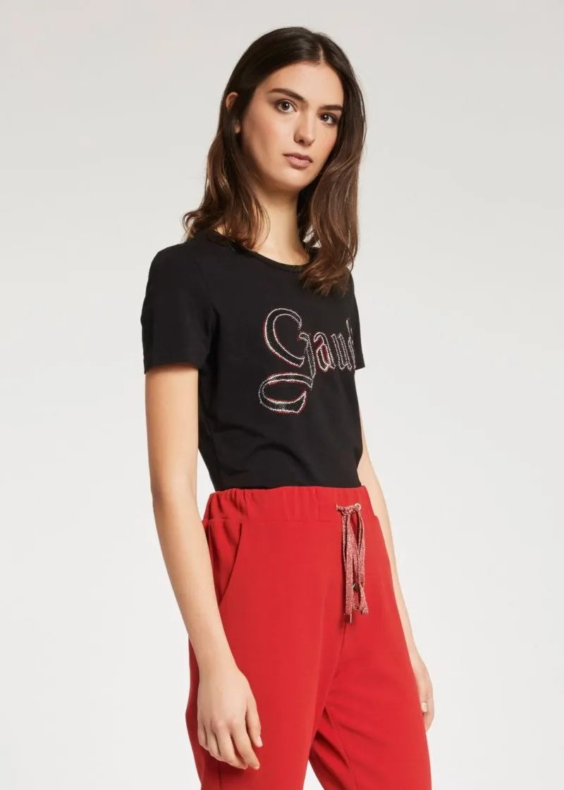 T-shirt con logo