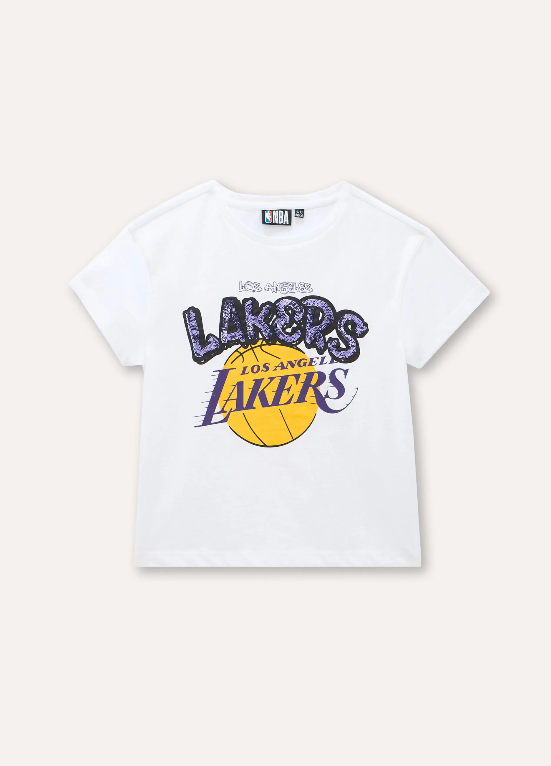 T-shirt Los Angeles Lakers in puro cotone ragazza