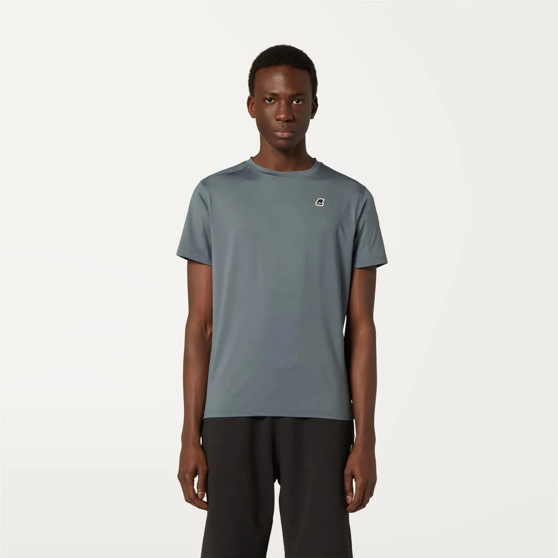 T-Shirt Montour KWAY Uomo K71246W B75 Grigio