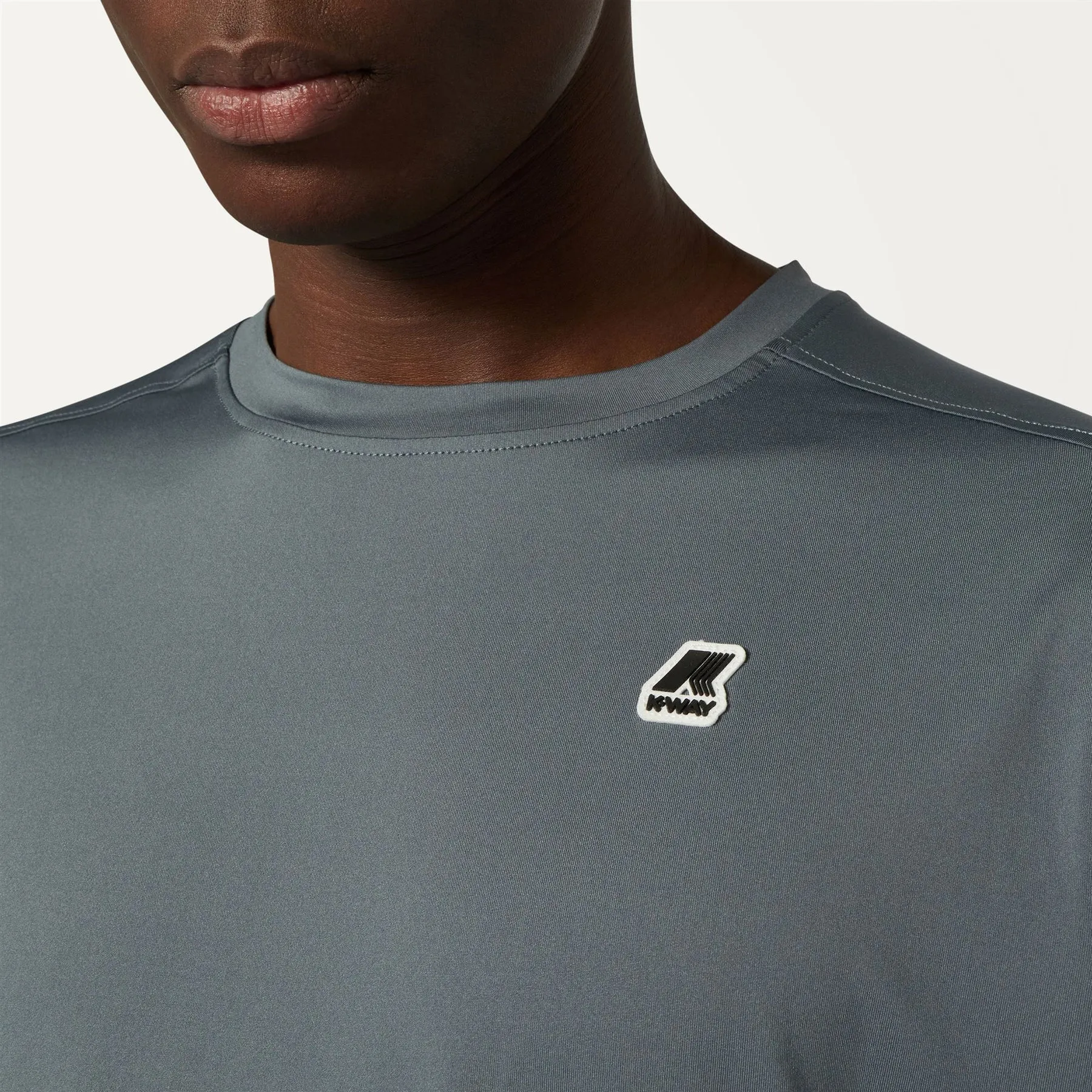 T-Shirt Montour KWAY Uomo K71246W B75 Grigio