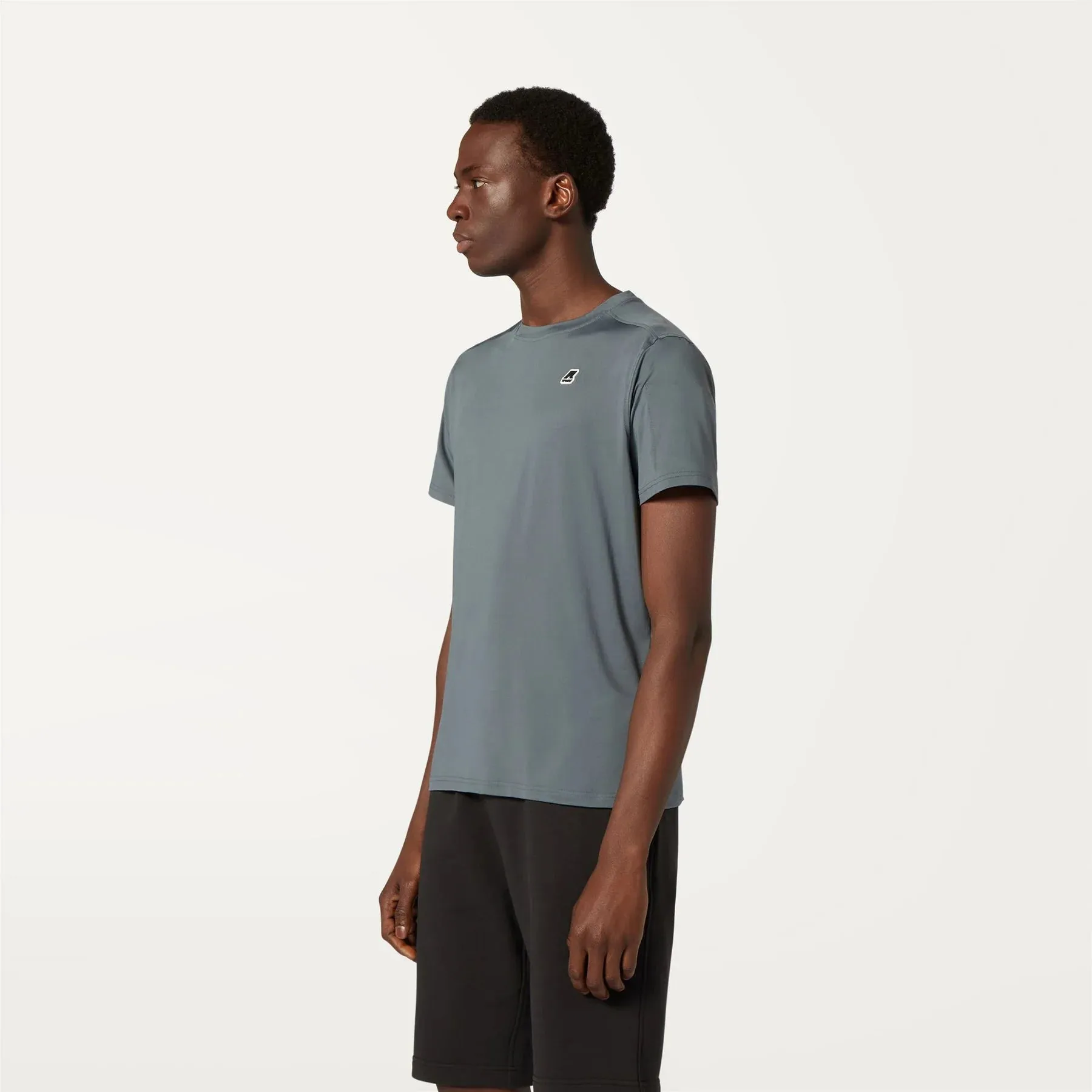 T-Shirt Montour KWAY Uomo K71246W B75 Grigio