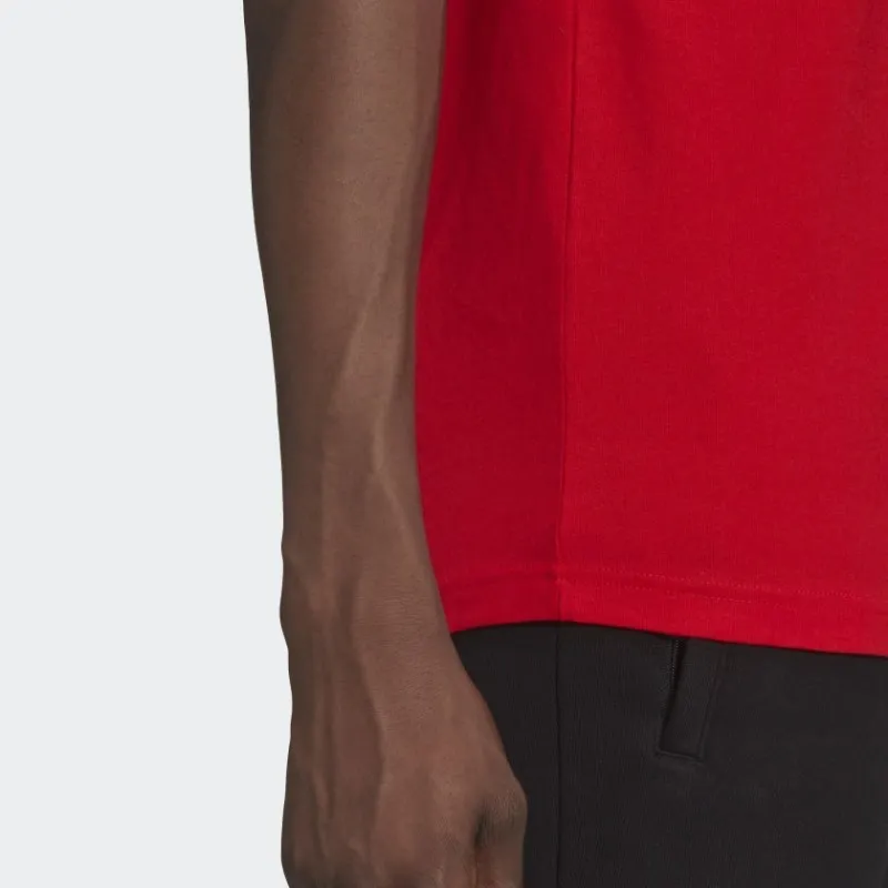 T-shirt Uomo Adidas 3 Stripes Rossa
