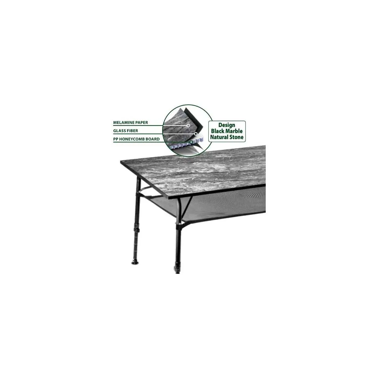 Tavolo campeggio ELÚ Duplit  Brunner 110 x 75 x H70 cm