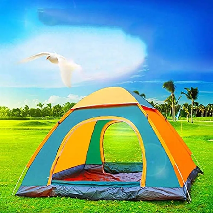 Tenda da campeggio all’aperto pieghevole automatica 3-4 persone Tende familiari impermeabili al 100%. 201514100