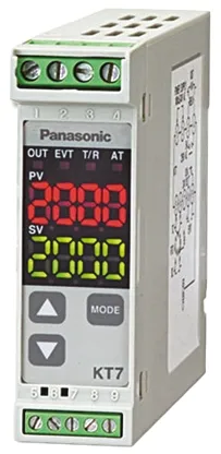 Termoregolatori PID Panasonic KT7, 100 → 240 V c.a., 22.5 x 75mm, 1 uscita Corrente