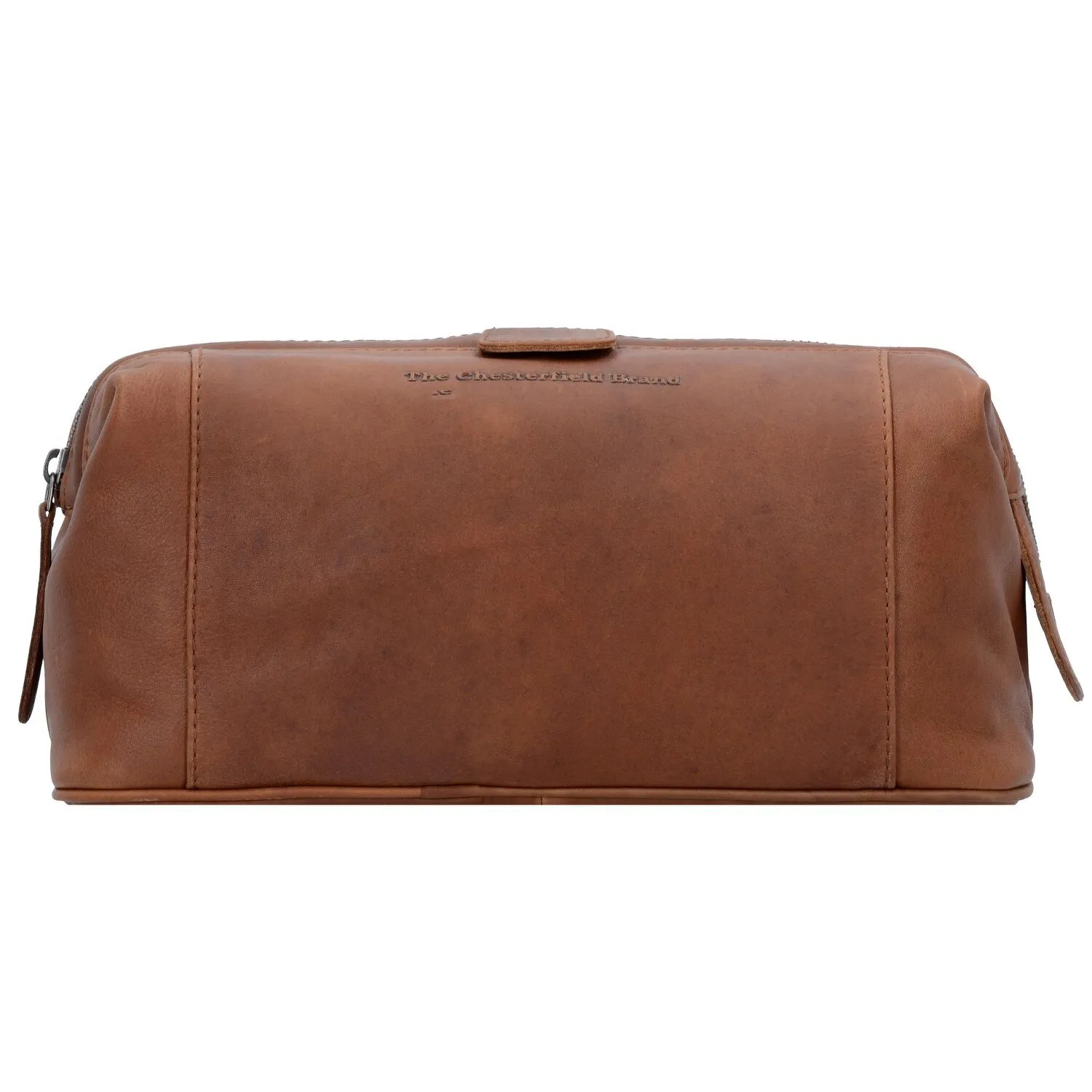 The Chesterfield Brand Wax Pull Up Borsa da toilette Pelle 29 cm