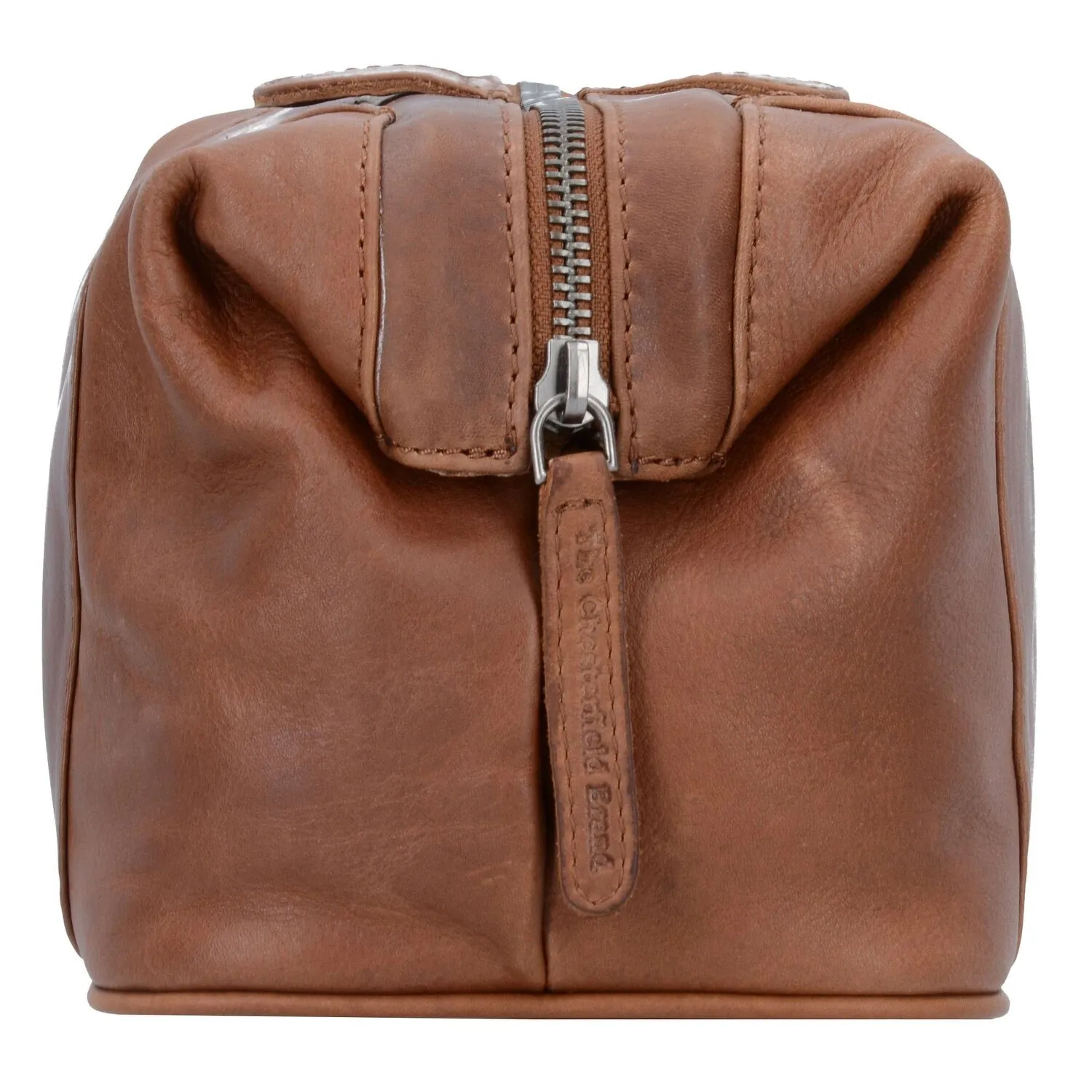 The Chesterfield Brand Wax Pull Up Borsa da toilette Pelle 29 cm