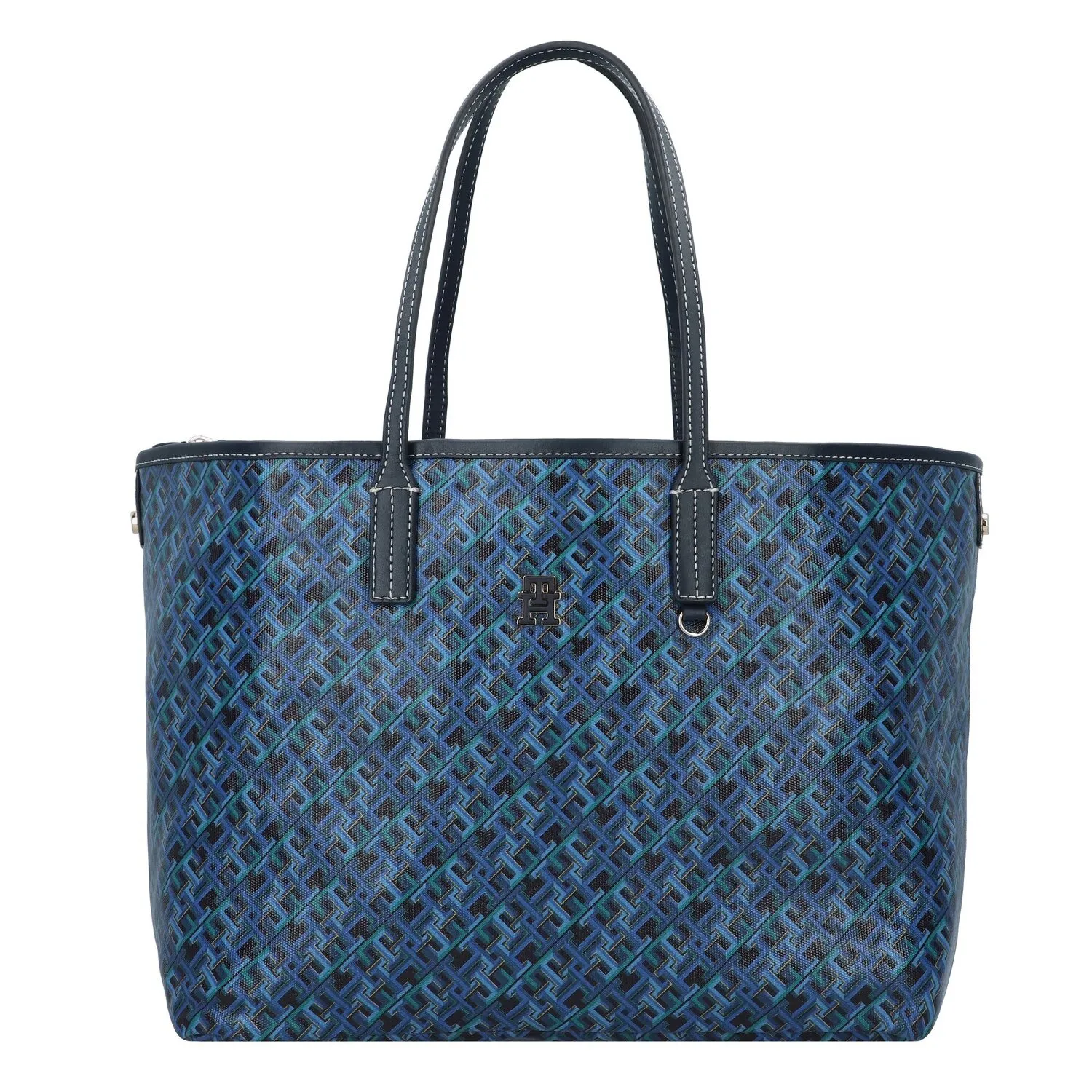 Tommy Hilfiger TH Monoplay Leather Borsa shopper 36 cm