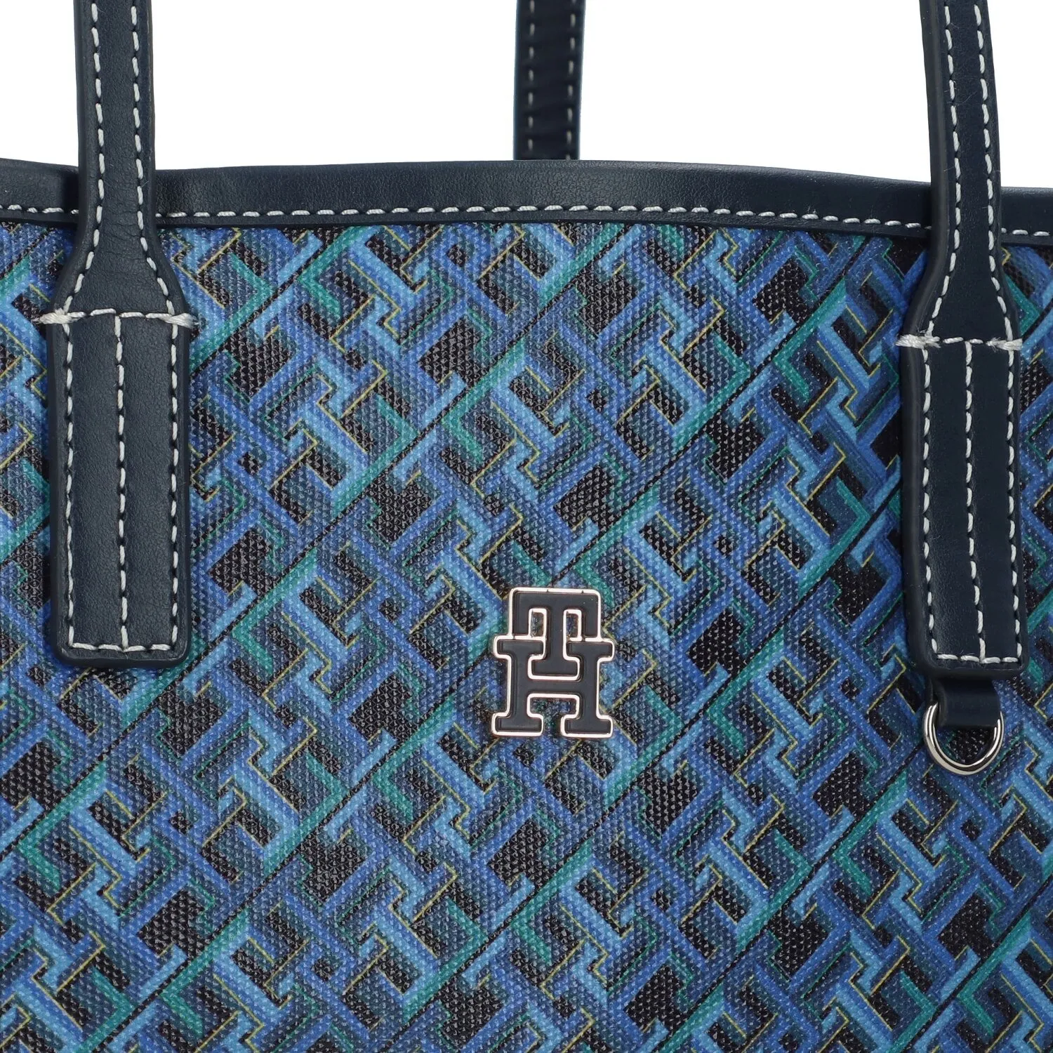 Tommy Hilfiger TH Monoplay Leather Borsa shopper 36 cm