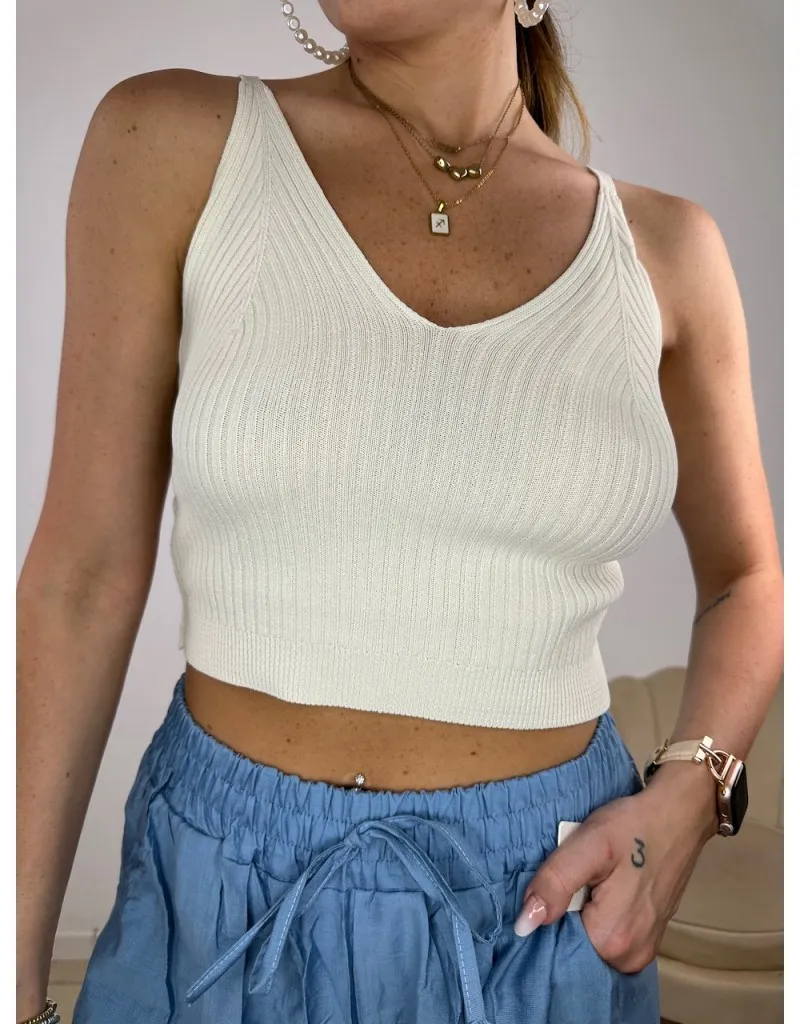 TOP FILO GIULY BEIGE