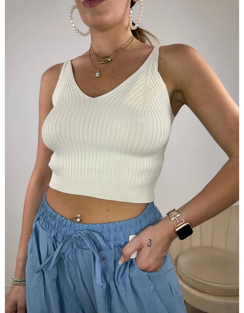 TOP FILO GIULY BEIGE