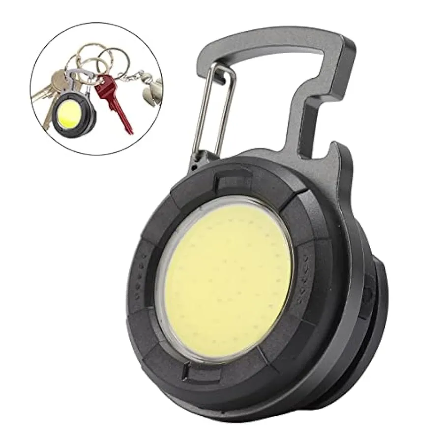 Topyond Luci da Lavoro COB Impermeabili – Mini Torcia Portachiavi per Manutenzione Ed Emergenza dell’automobile – Multifunzional