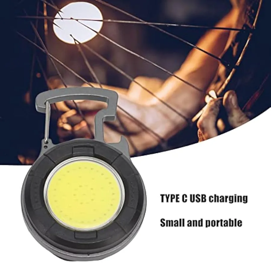 Topyond Luci da Lavoro COB Impermeabili – Mini Torcia Portachiavi per Manutenzione Ed Emergenza dell’automobile – Multifunzional
