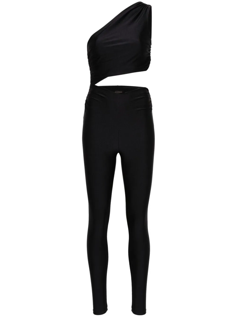 Tuta intera con spalle scoperte in nero - donna