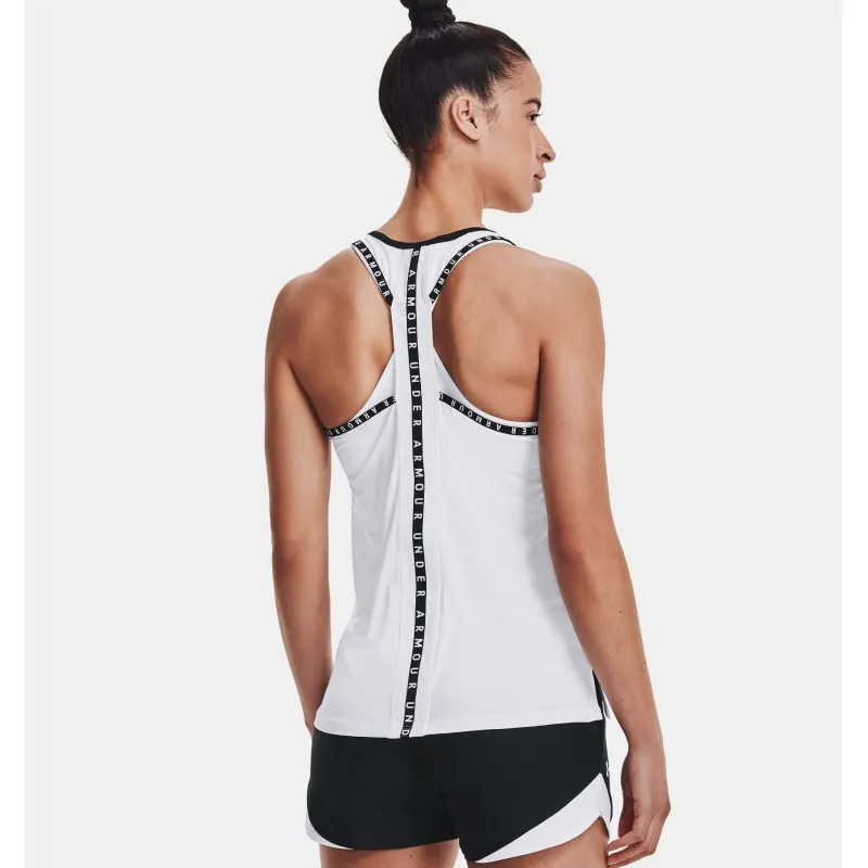 Under Armour Canotta UA Knockout da donna White / Black
