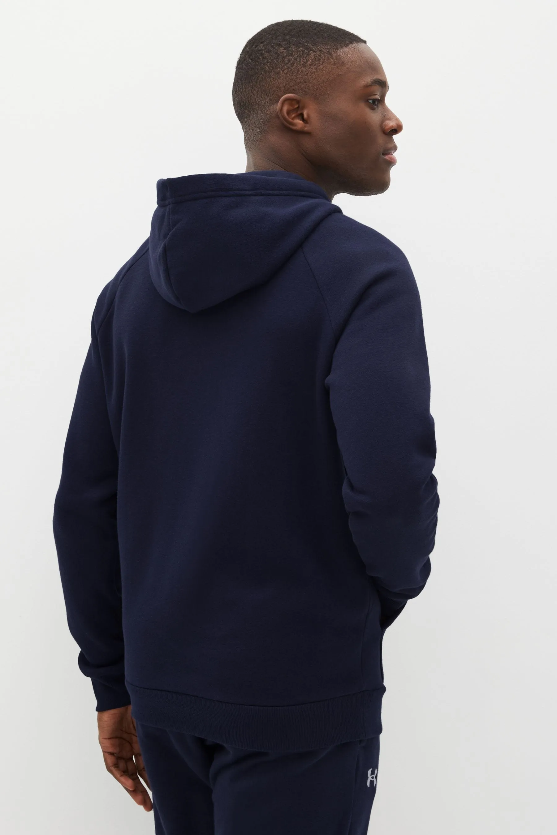 Under Armour Rival - Felpa in pile con zip e cappuccio