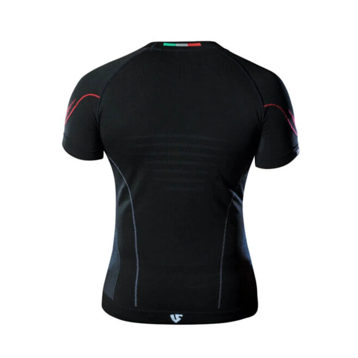 Under shield maglia intima manica corta uomo nero