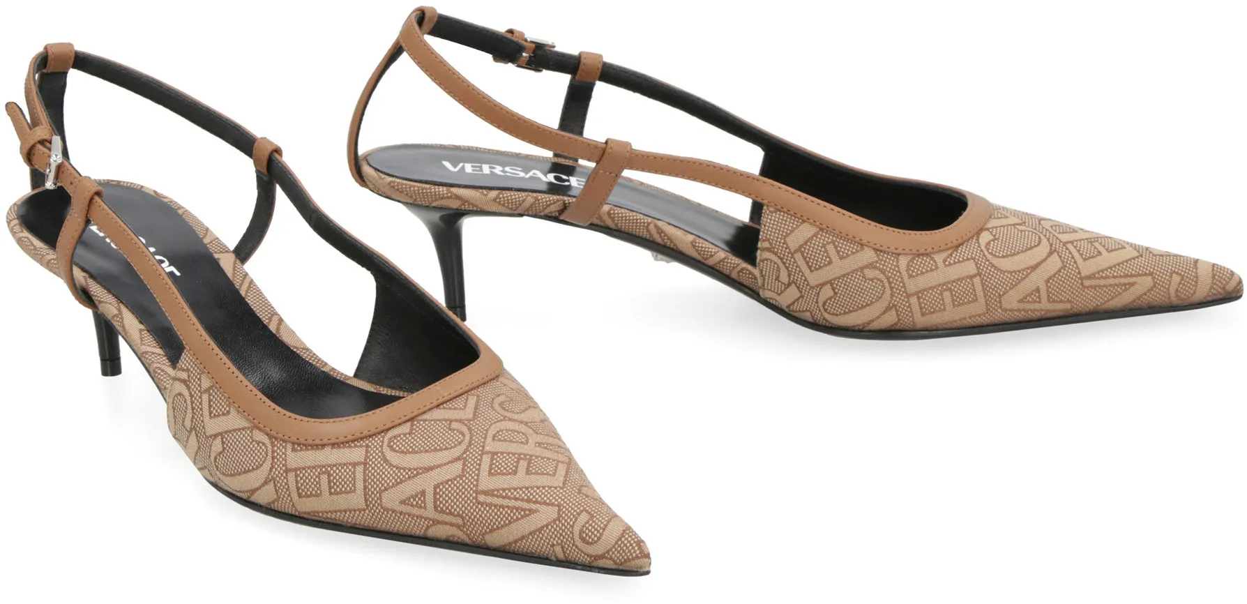 Versace Slingback in tessuto