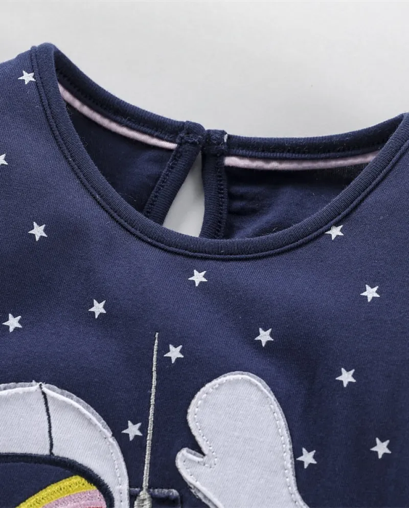 Vestito da bambina a maniche lunghe a pois per bambini autunno nuovo