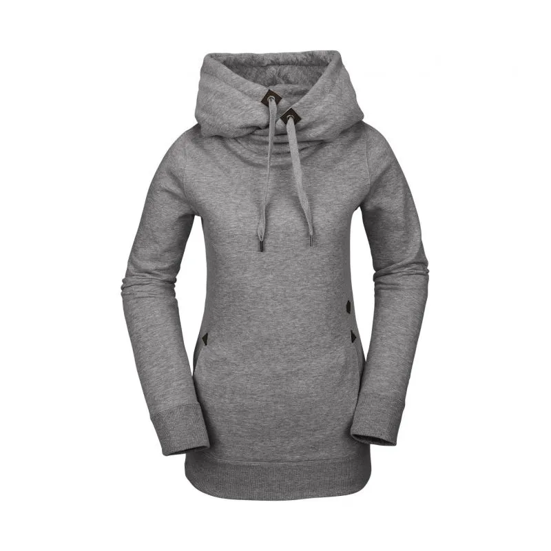 VOLCOM Tower Fleece - Felpa da donna in pile (grigio scuro)