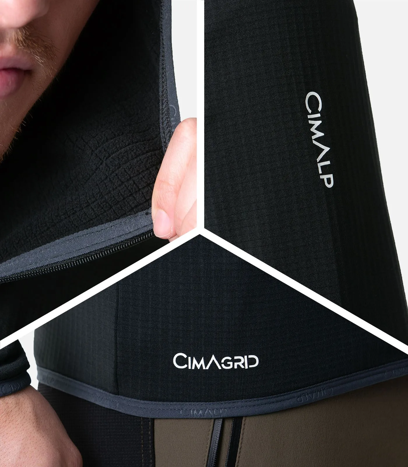 WHYMPER- Uomo Pile in tessuto CIMAGRID®